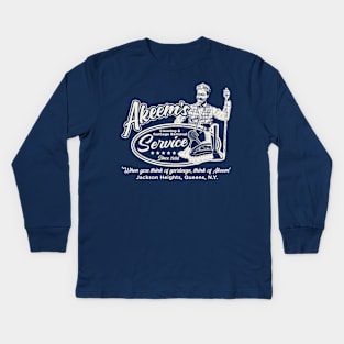 Akeem's Cleaning Service Kids Long Sleeve T-Shirt